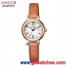 已完售,CITIZEN KP3-627-10(公司貨,保固1年):::Wicca公主系列,SOLAR-TECH,太陽能,淑女錶,KP362710