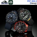 【金響鐘錶】預購,CASIO PRT-B50-2DR(公司貨,保固1年):::藍牙,PRO TREK,專業登山錶,指針數字雙顯,溫度,高度,氣壓,方位,日出日落,計步器,PRTB50