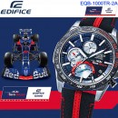 已完售,CASIO EQB-1000TR-2ADR(公司貨,保固1年):F1紅牛,EDIFICE,太陽能,Bluetooth,智慧藍牙指針錶款,碼錶,兩地時間,EQB1000TR