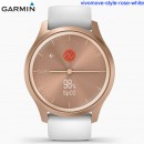 【金響鐘錶】預購,GARMIN vivomove-style-rose-white柔白玫瑰金(公司貨,保固1年):::指針智慧腕錶,行動支付,多種運動模式,全天候健康監測,vivomovestyle