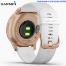 【金響鐘錶】預購,GARMIN vivomove-style-rose-white柔白玫瑰金(公司貨,保固1年):::指針智慧腕錶,行動支付,多種運動模式,全天候健康監測,vivomovestyle