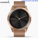 【金響鐘錶】預購,GARMIN vivomove-luxe-rose-black浪漫太妃金(公司貨,保固1年):::指針智慧腕錶,行動支付,多種運動模式,全天候健康監測,vivomoveluxe