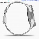【金響鐘錶】預購,GARMIN vivomove-luxe-silver-black永恆極地銀(公司貨,保固1年):::指針智慧腕錶,行動支付,多種運動模式,全天候健康監測,vivomoveluxe