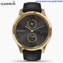【金響鐘錶】預購,GARMIN vivomove-luxe-gold-black星夜金燦黑(公司貨,保固1年):::指針智慧腕錶,行動支付,多種運動模式,全天候健康監測,vivomoveluxe