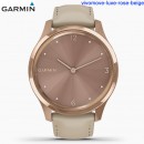【金響鐘錶】預購,GARMIN vivomove-luxe-rose-beige香榭流沙金(公司貨,保固1年):::指針智慧腕錶,行動支付,多種運動模式,全天候健康監測,vivomoveluxe