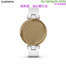 【金響鐘錶】預購,GARMIN lily-lightgold-white 經典款-純白燦日金(公司貨,保固1年):::GPS智慧跑錶,Lily