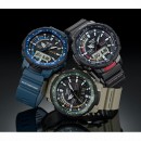 【金響鐘錶】預購,CASIO PRT-B70-2DR(公司貨,保固1年):::藍牙,PRO TREK,專業登山錶,指針數字雙顯,溫度,高度,氣壓,方位,釣魚時間,PRTB70